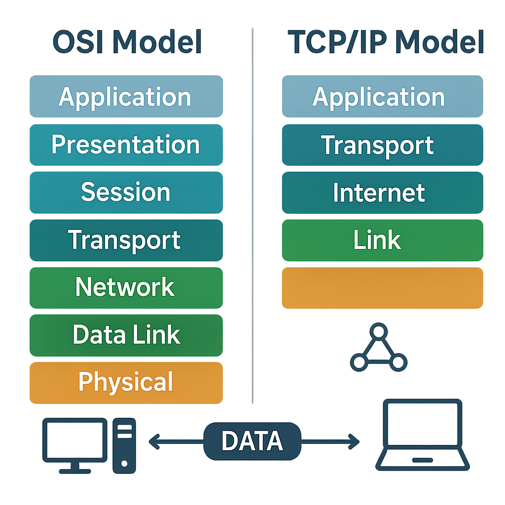 OSI and TCP IP Model: Key Differences, Layers, and Comparison